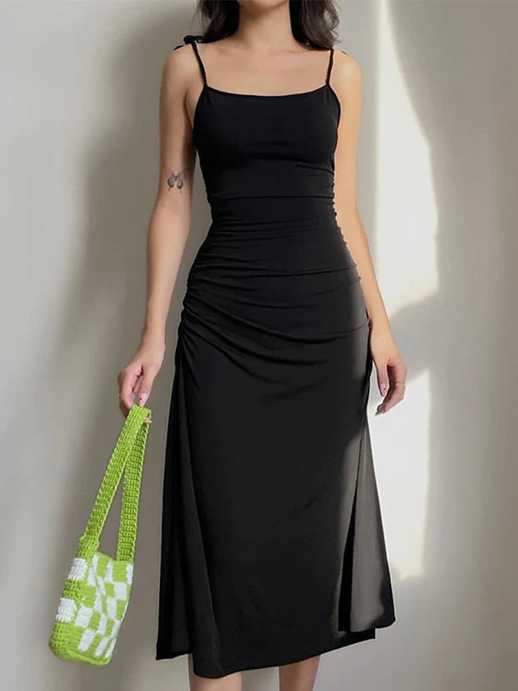 Long - Line Maxi Dresses with a Cape - Like DesignFashionSierra Backless Long Party Summer Women 2024 Clothes Maxi Dress