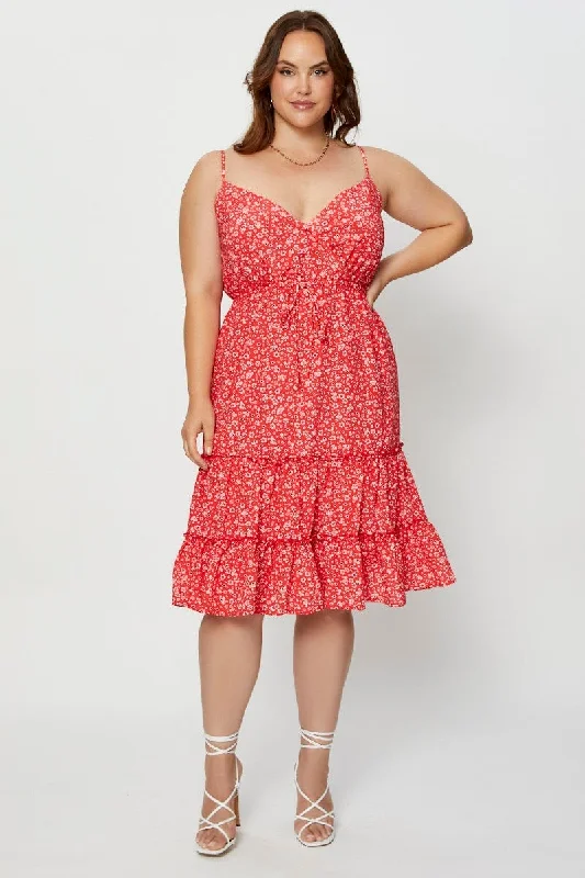 Party Dresses with Sheer Panels and Sequined Trim for Ladies' Sultry and Sparkly LookFloral Print Skater Dress V-neck Sleeveless Party Dresses with Sheer Panels and Sequined Trim for Ladies' Sultry and Sparkly LookFloral Print Skater Dress V-neck Sleeveless