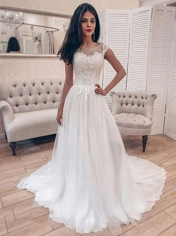 Colorful non - white wedding dress for a bold brideA-line Wedding Dress with Sweep Train,Garden Simple Wedding prom Dress cg11449 Colorful non - white wedding dress for a bold brideA-line Wedding Dress with Sweep Train,Garden Simple Wedding prom Dress cg11449
