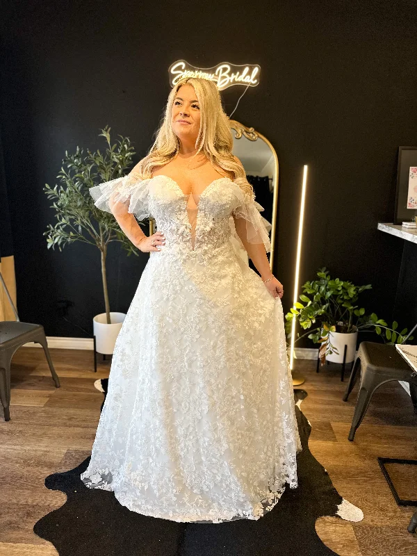 Garden - wedding - appropriate flowy wedding dressBrenna Wedding Dress