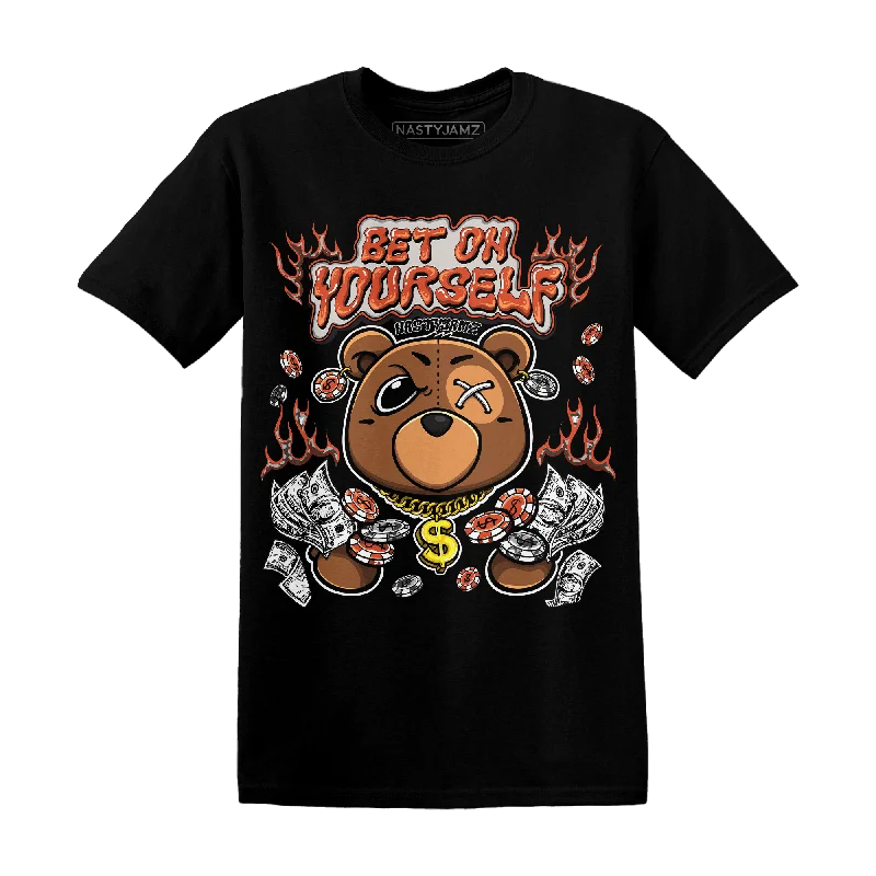 Tassel - trimmed women's T - shirt for a bohemian styleNastyJamz Georgia Peach 3s T Shirt Match Bet On Yourself BER
