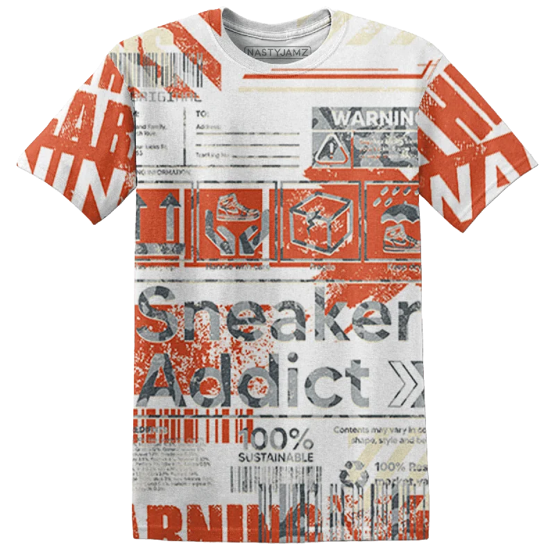 Fuzzy women's T - shirt for a cozy and warm feelNastyJamz Georgia Peach 3s T Shirt Match Sneaker Addict 3D All-Over Print Warning Fuzzy women's T - shirt for a cozy and warm feelNastyJamz Georgia Peach 3s T Shirt Match Sneaker Addict 3D All-Over Print Warning