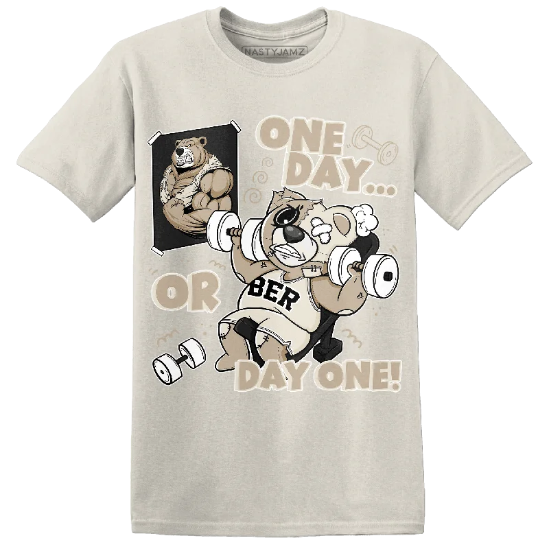 Women's T - shirt with a side slit for added styleNastyJamz Latte 1s T Shirt Match BER Gymmer