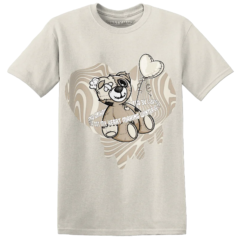 Embroidered women's T - shirt with floral designsNastyJamz Latte 1s T Shirt Match BER Winter