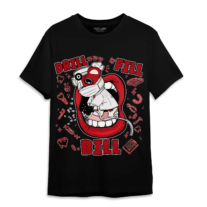 Printed women's T - shirt with a geometric - floral patternNastyJamz Low OG Trophy Room 1s T Shirt Match BER The Dentist