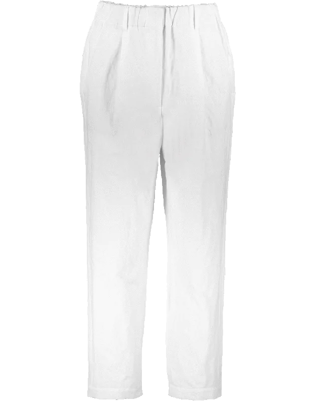 Polyester blend wide leg dress pants for women in a durable and formal styleSlouchy Fit Pull On Pant