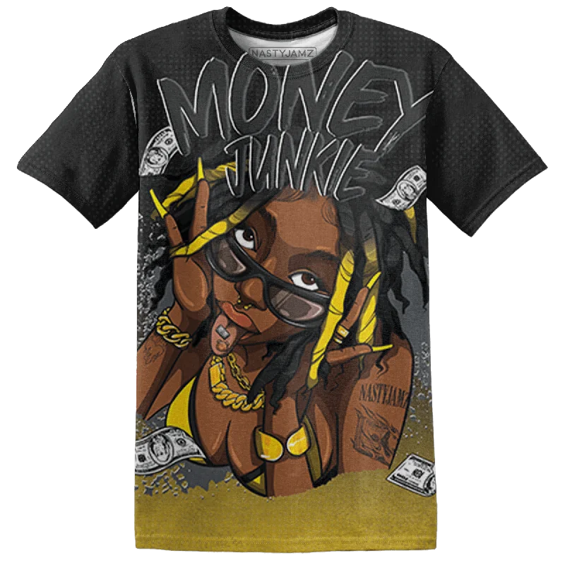 Long - sleeved women's T - shirt with a flutter - sleeve designNastyJamz Thunder 4s T Shirt Match Money Junkie 3D All-Over Print