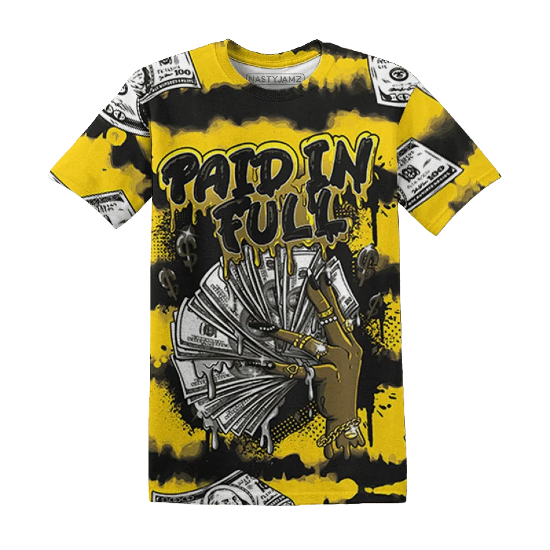 Tie - dye women's T - shirt in unique patternsNastyJamz Thunder 4s T Shirt Match Paid In Full 3D All-Over Print