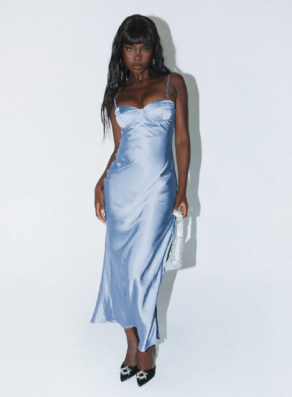 "Graduation dresses for women to celebrate in style"Creewood Maxi Dress Blue